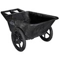 Rubbermaid Commercial Rubbermaid Commercial 640-5642-BLA 7.5 Cf Big Wheel Car 640-5642-BLA